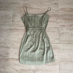 Sunday Best Satin Mini Dress